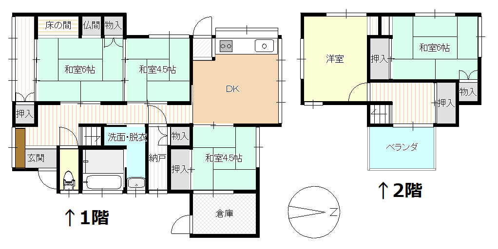 1980s wood house in Tottori