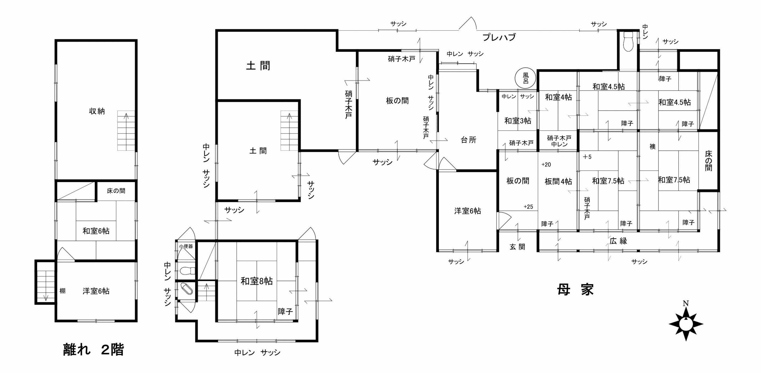 1960s wood house on a large plot in Okayama