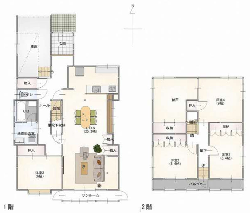 Floor plan for Empty home in Japan