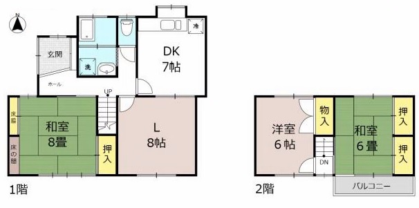 Floor plan for Empty home in Japan