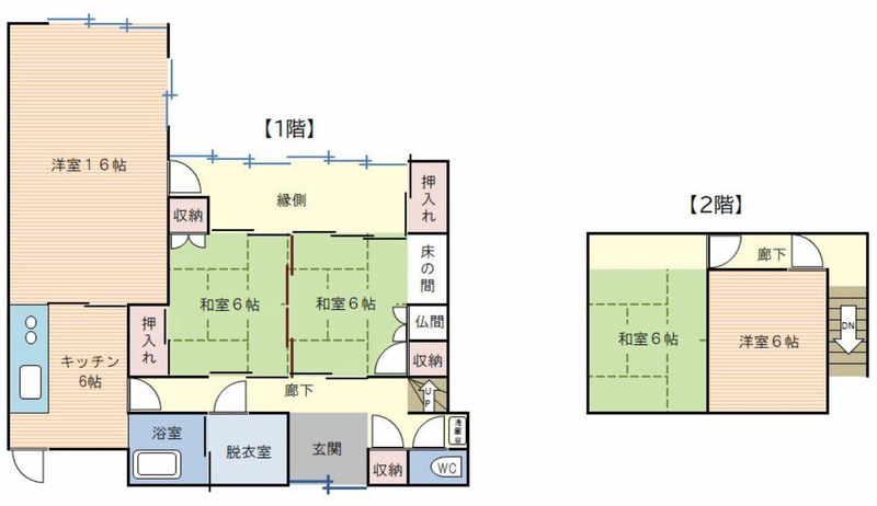 Floor plan for Wood house in Hiroshima