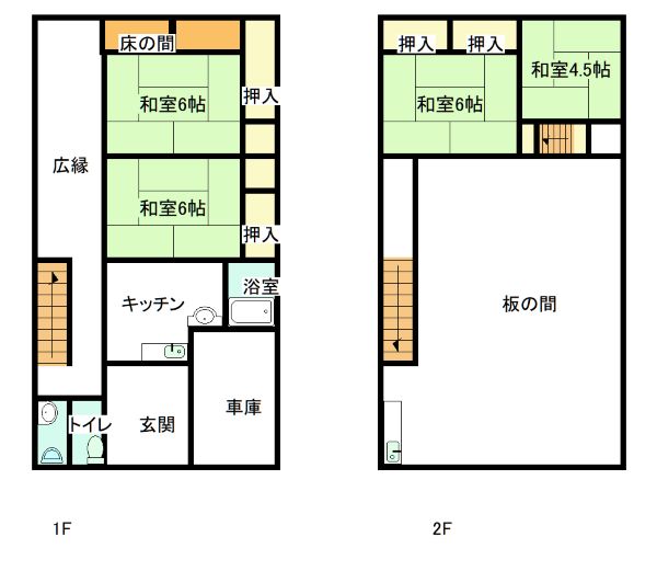 Floor plan for Empty home in Japan