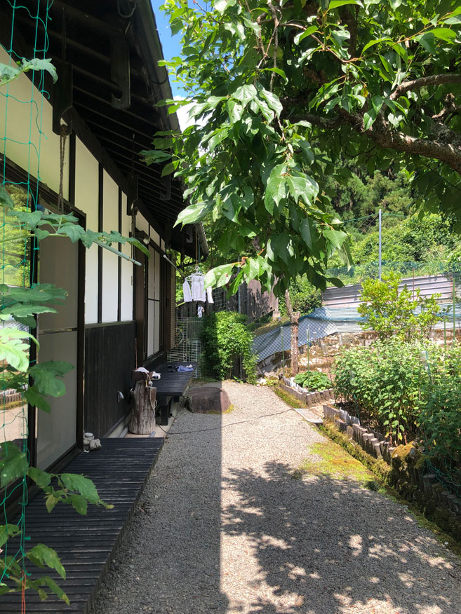 2000s wood house on a large plot in Miyama, Nantan