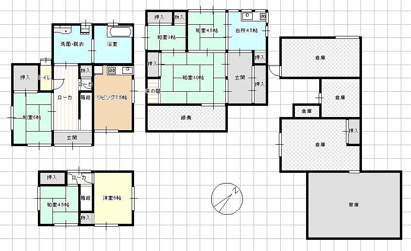 Floor plan for House in Yamaguchi