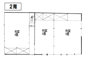 Floor plan for 1960s wood house in Yamagata