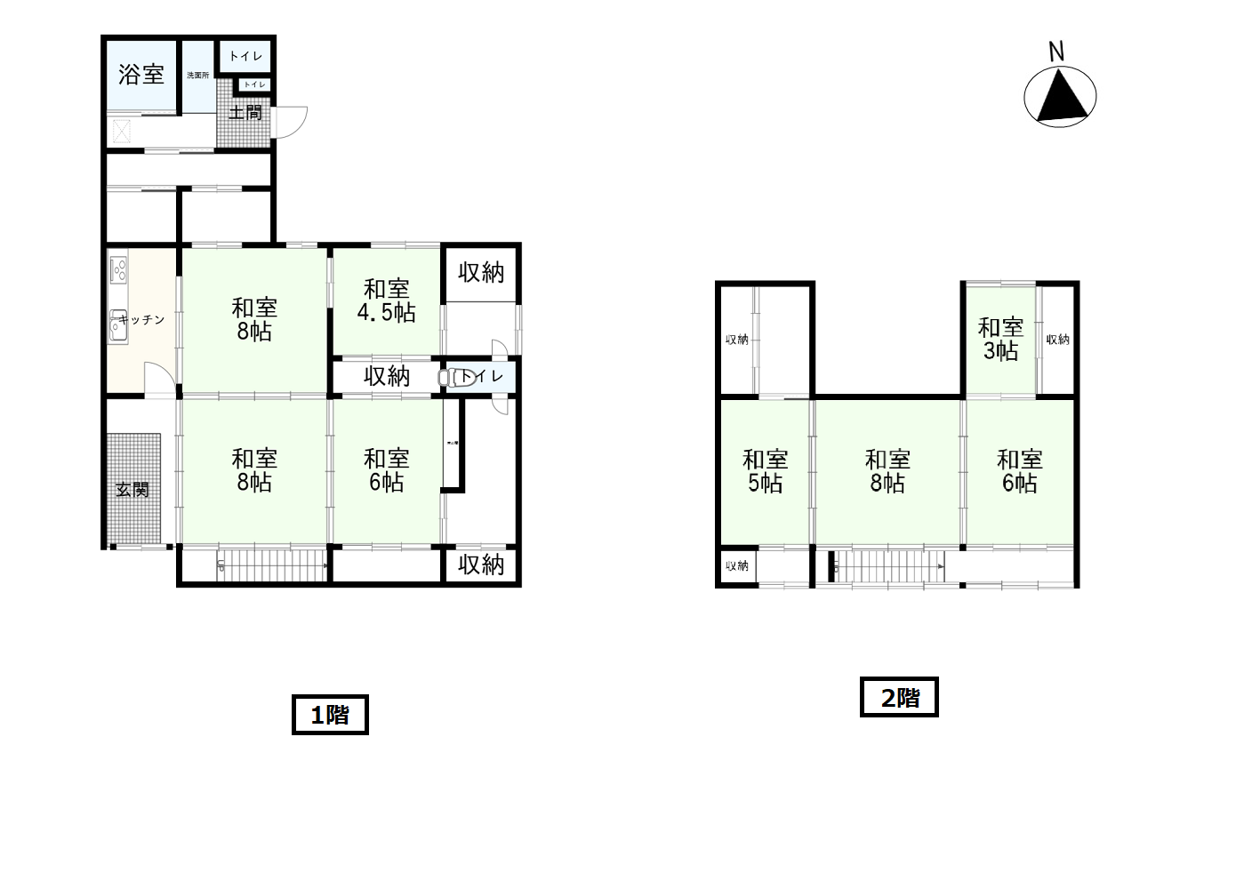Floor plan for Wood house, 20-min walk to station, Hyogo