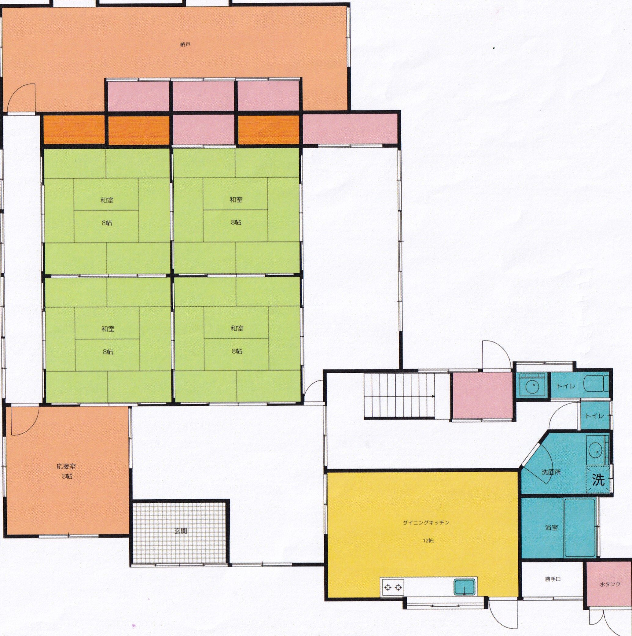 Floor plan for Wood house in Iwate