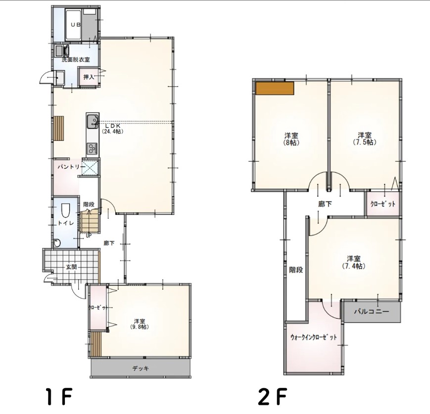 Floor plan for Nagasaka-dai Detached House