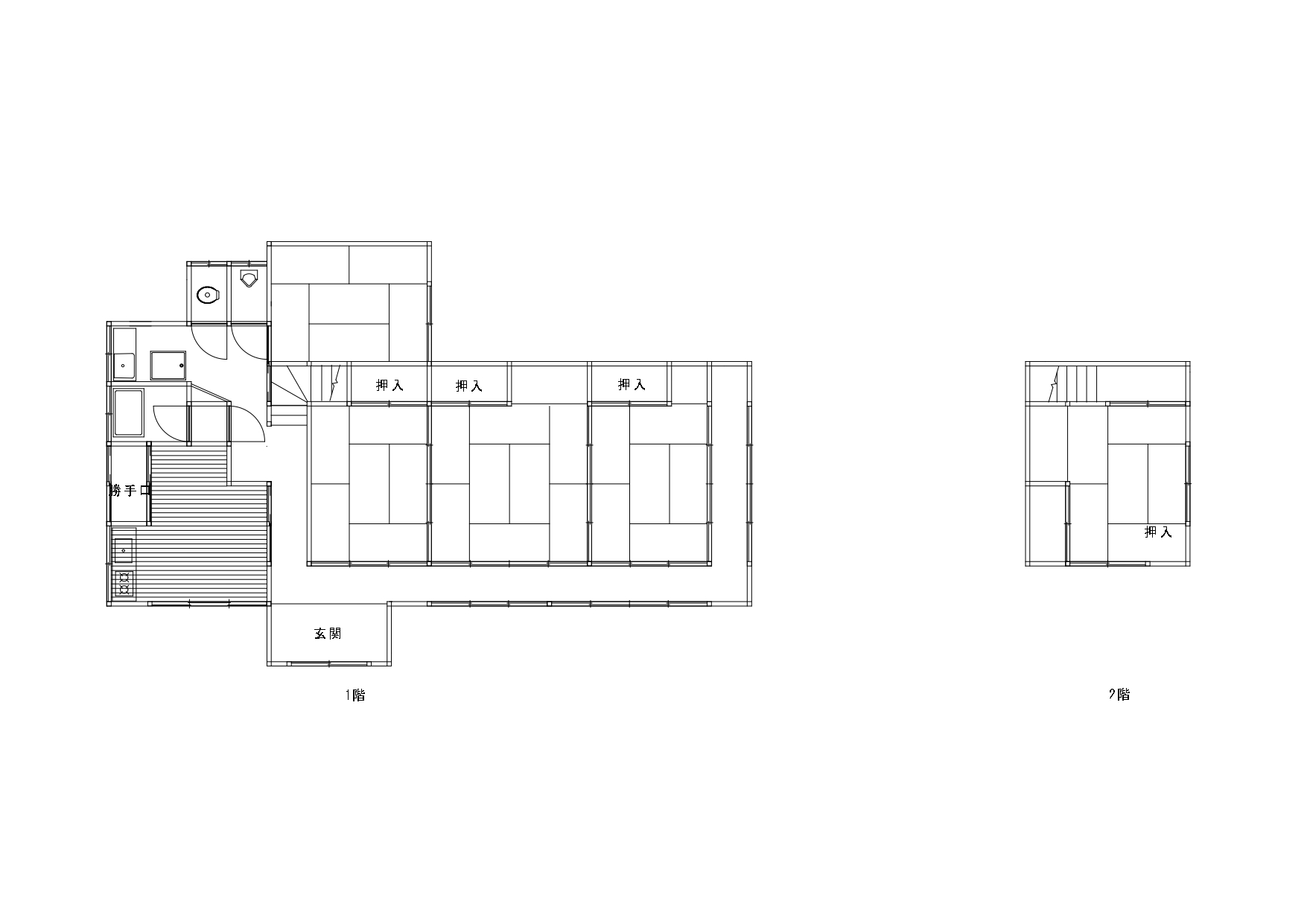Floor plan for Empty home in Japan