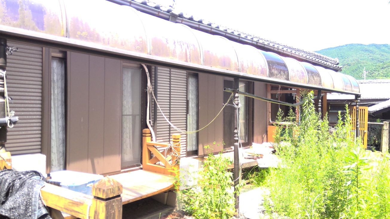 Wood house in Uchinoura, Kimotsuki