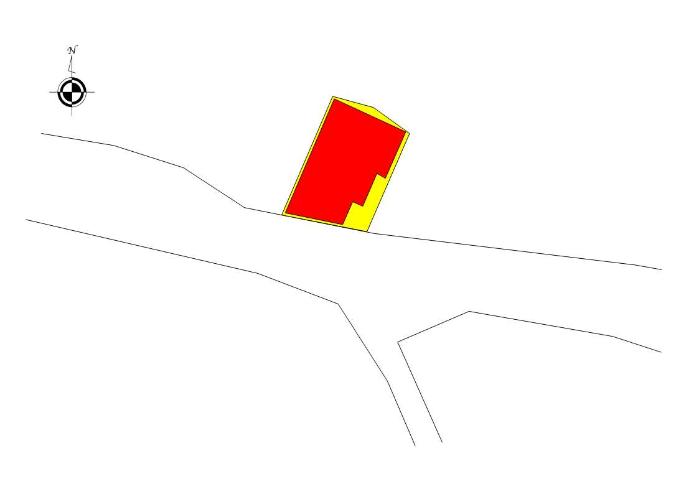Floor plan for 1980s wood house in Fukuoka