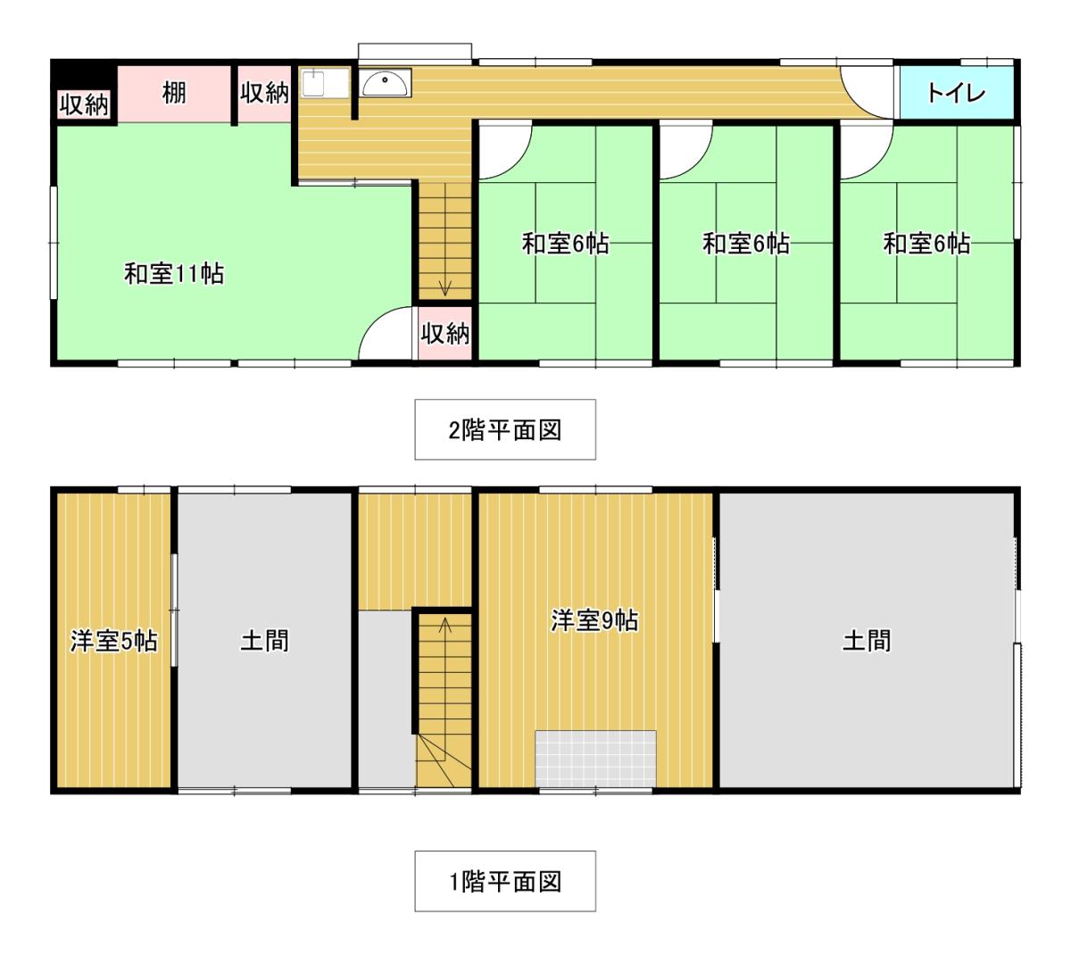 Floor plan for 1980s wood house near the coast in Miyazu, Kyoto