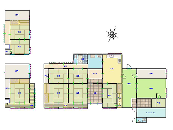 Floor plan for GJ46 Gojo City Owamachi