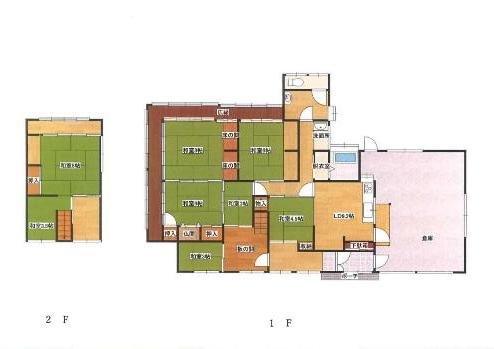 Floor plan for Wood house in Fukuoka