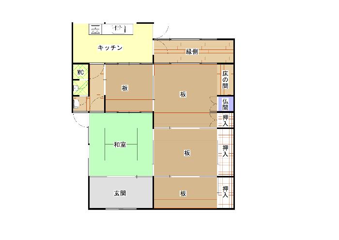 Floor plan for Empty home in Japan