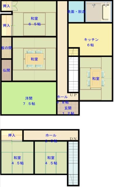 Floor plan for Empty home in Japan