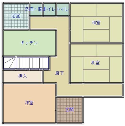 Floor plan for House in Kochi