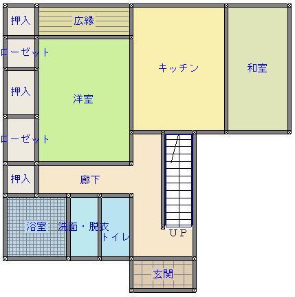Floor plan for House in Kochi