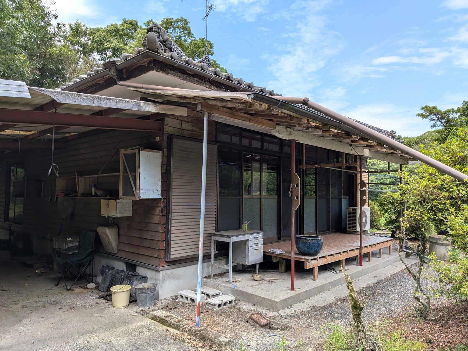 1980s wood house in Koyama, Kimotsuki, farmland, approval needed