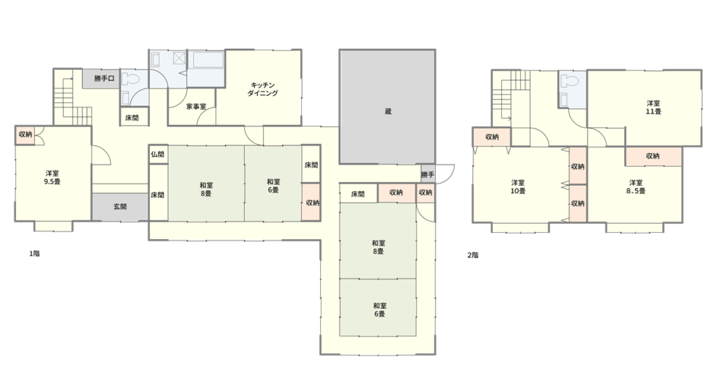 Floor plan for House in Nara