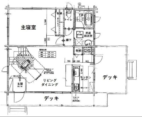 Floor plan for Empty home in Japan