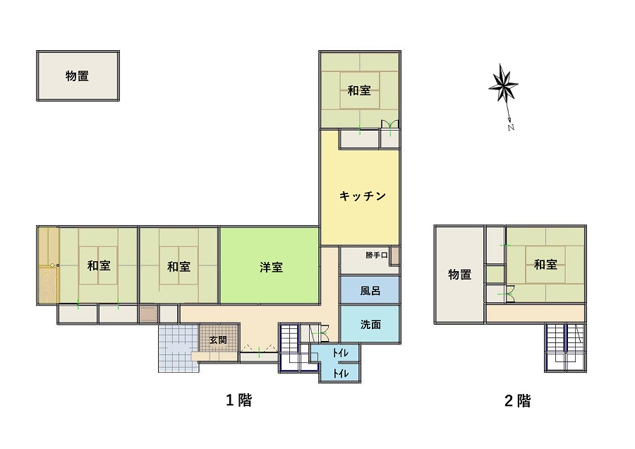 1980s wood house, 9-min walk to station, Iwate