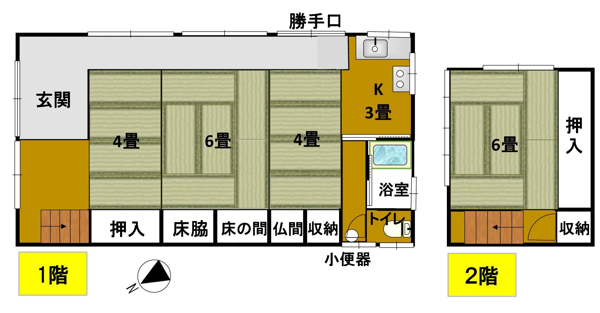 Floor plan for Empty home in Japan