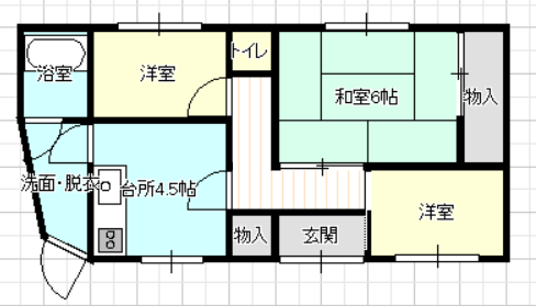 Floor plan for House in Kokonoe