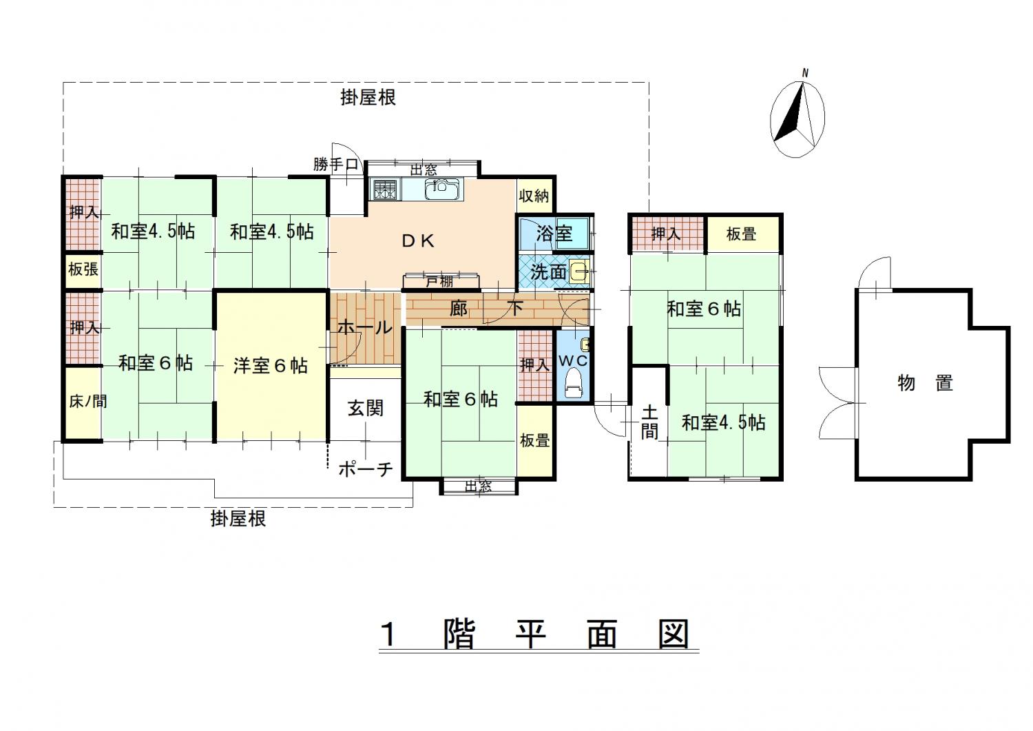 Floor plan for Empty home in Japan