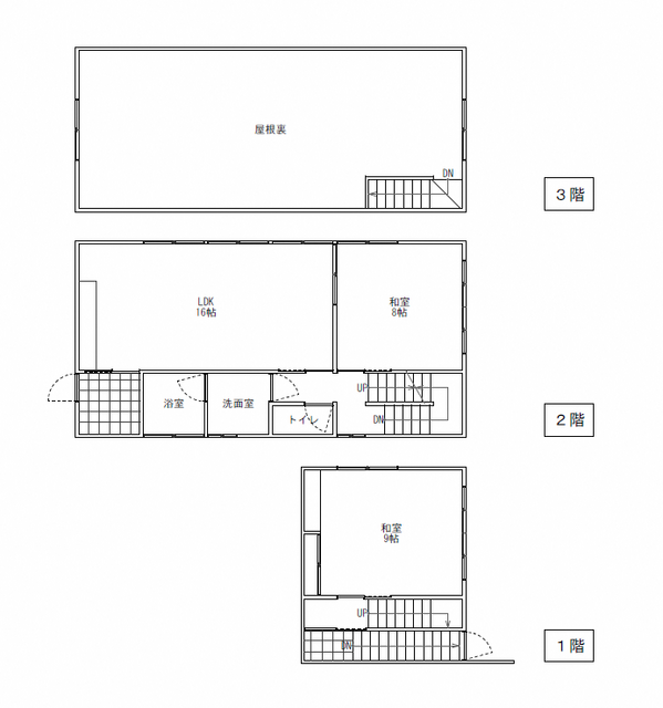 Floor plan for 1980s wood house on a large plot in Iwate