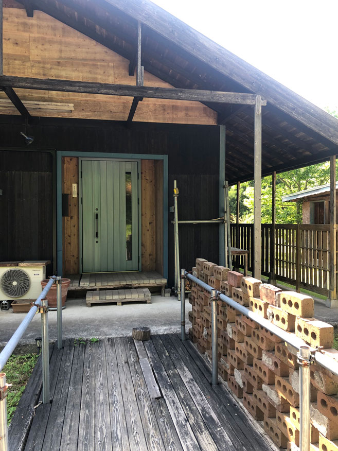 2010s wood house with storehouses in Miyama, Nantan