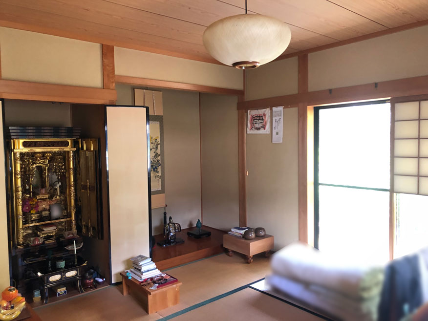 2000s wood house on a large plot in Miyama, Nantan