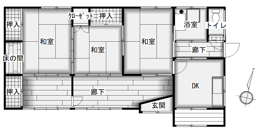 Floor plan for House in Miyagi