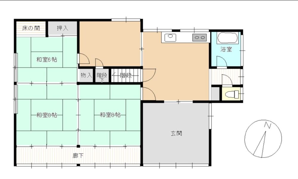 Floor plan for Wood house in Gunma