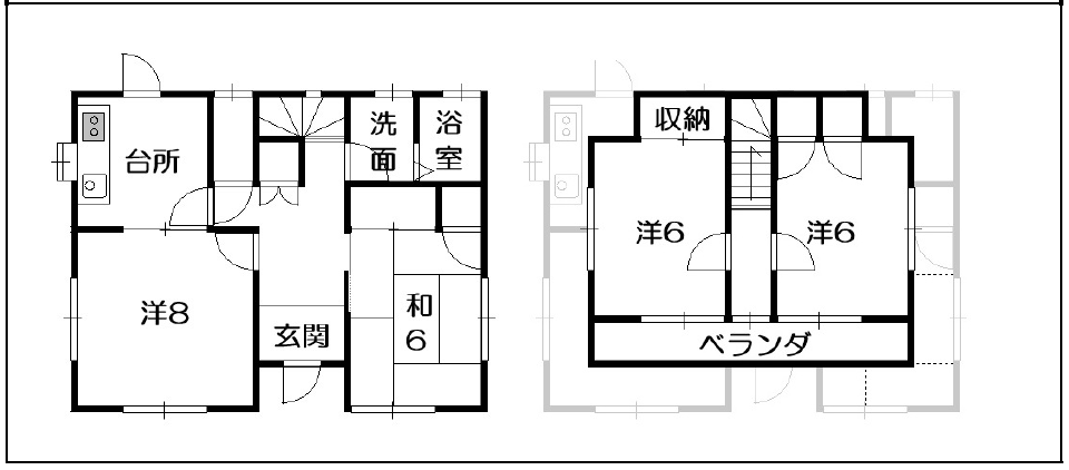 Floor plan for Empty home in Japan