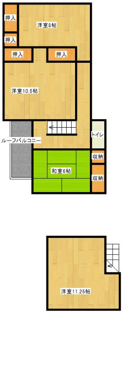 Floor plan for House 61 (Town Fourth District)