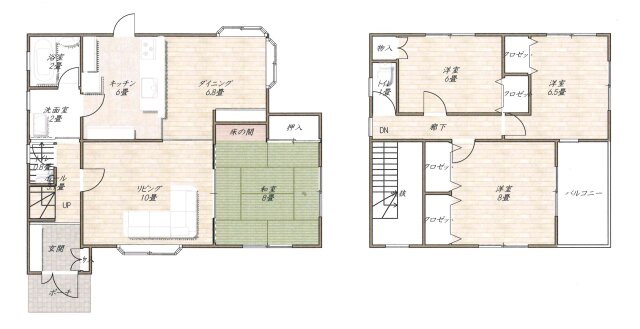 Floor plan for Empty home in Japan