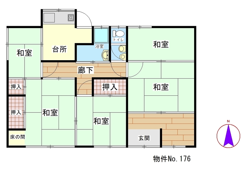 Floor plan for Empty home in Japan