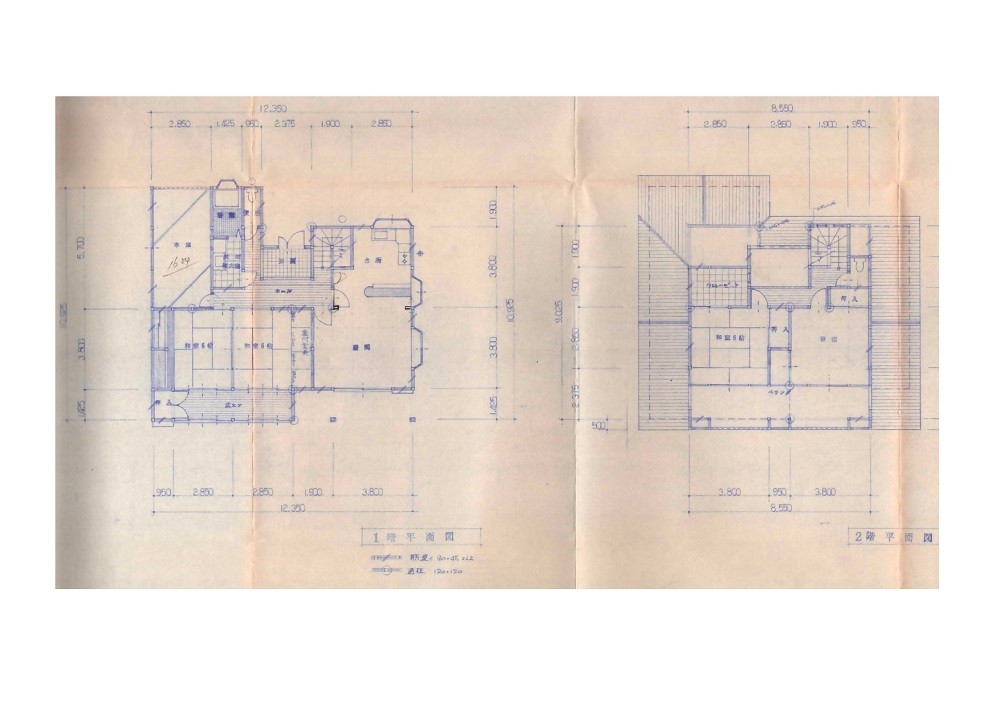 Floor plan for 1980s wood house near the coast in Togata, Ibusuki