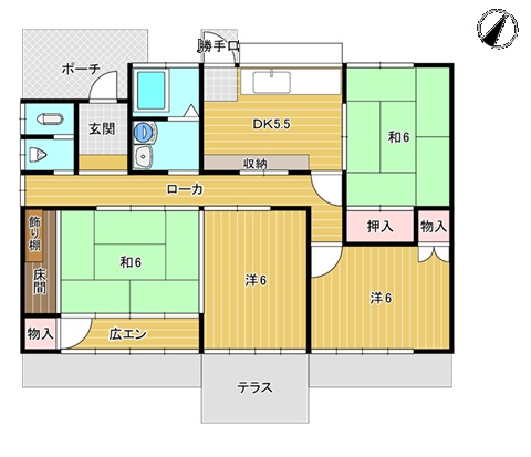 House, 6-min walk to station, Gifu