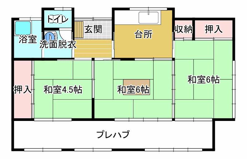 Floor plan for Empty home in Japan