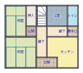 Floor plan for House in Kochi