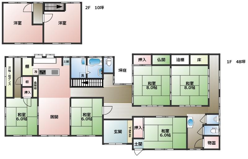 1980s wood house on a large plot in Kagawa