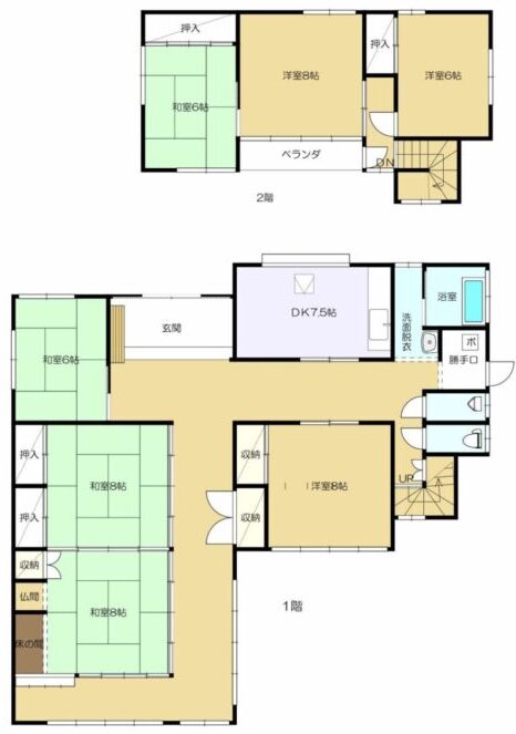 Floor plan for Empty home in Japan