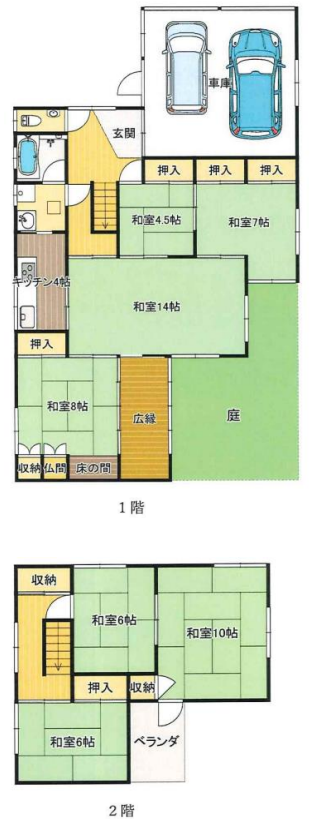 Floor plan for Empty home in Japan