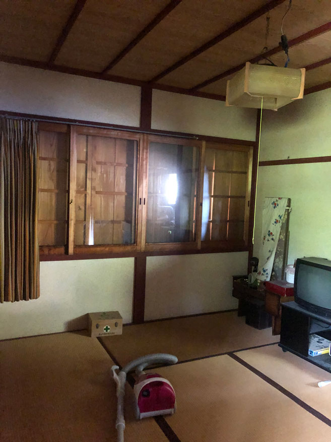 1980s wood house with outbuildings in Miyama, Nantan