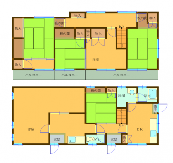Floor plan for Empty home in Japan