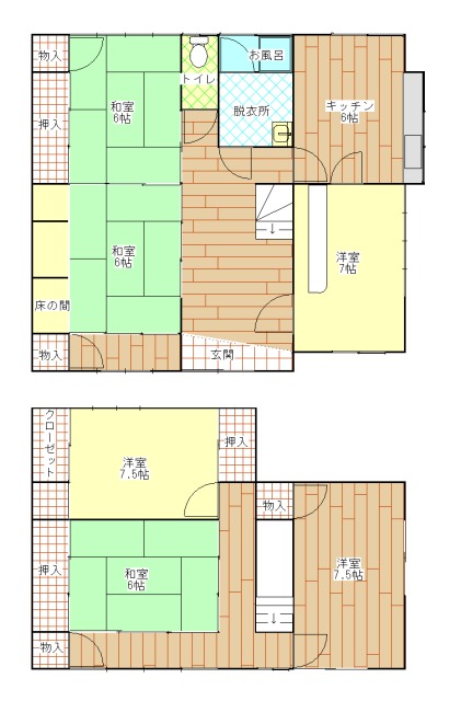Floor plan for 1980s wood house in Kochi
