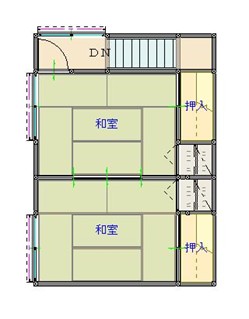 Floor plan for Registered Property 066 Ōshōgō-chō [For Sale]