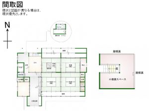 Floor plan for Wood house in Miwa, Fukuchiyama
